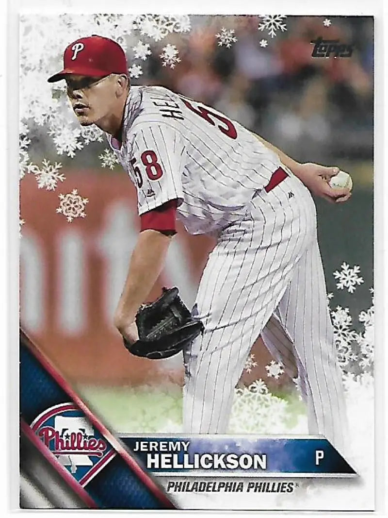 2016 Topps Holiday #HMW151 Jeremy Hellickson NM-MT Phillies ID:2711