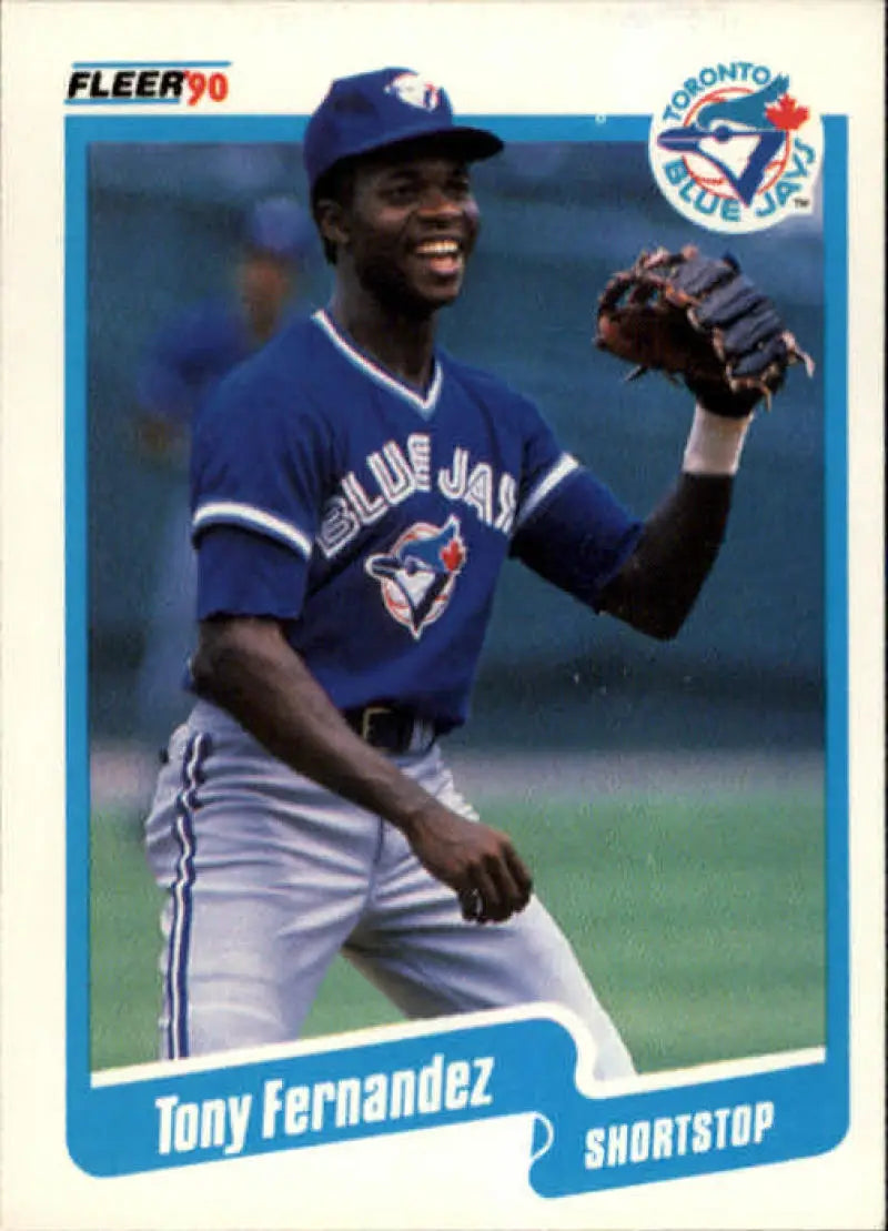 1990 Fleer #80 Tony Fernandez NM-MT Blue Jays ID:3604