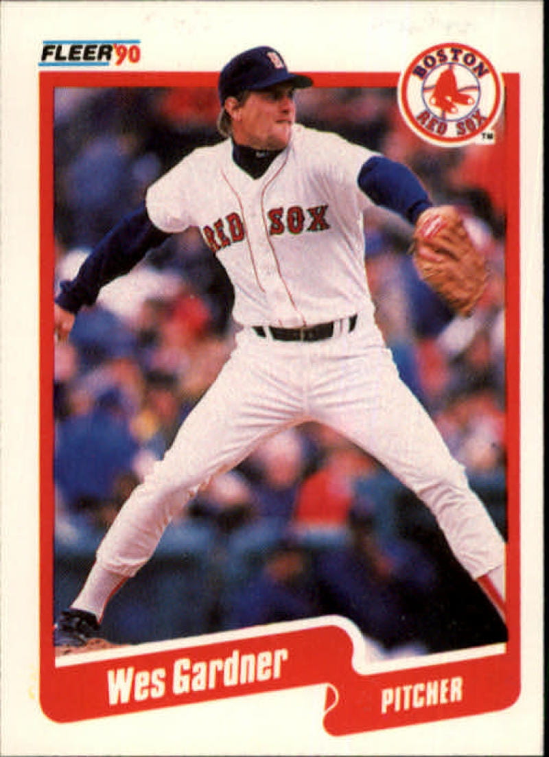 1990 Fleer #275 Wes Gardner NM-MT Red Sox ID:3620
