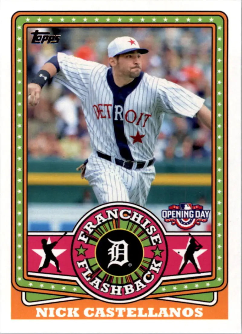 2015 Topps Opening Day Franchise Flashbacks #FF-12 Nick Castellanos NM-MT Tigers