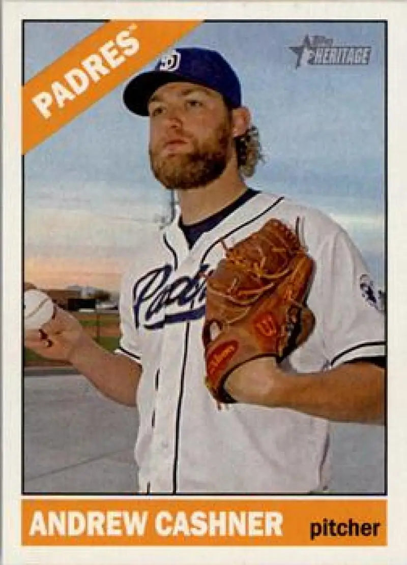 2015 Topps Heritage #323 Andrew Cashner NM-MT Padres ID:4392