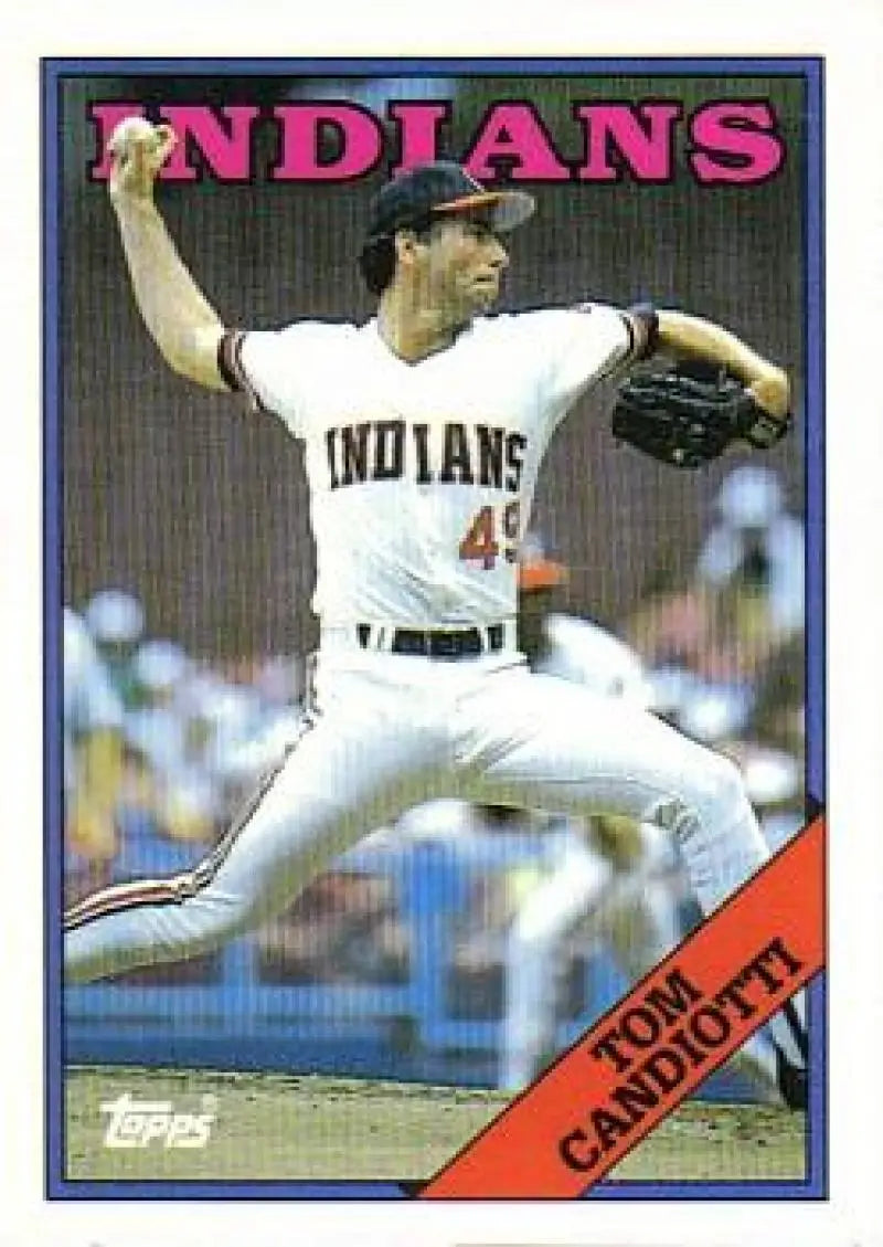 1988 Topps #123 Tom Candiotti NM-MT Indians