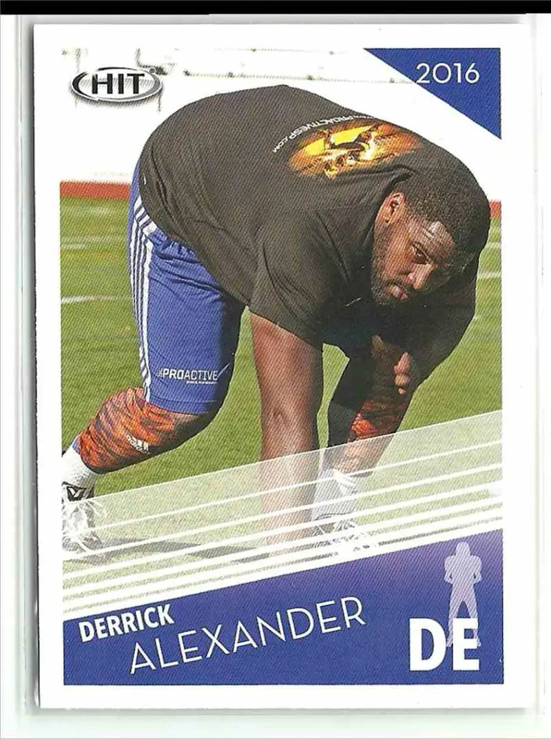 2016 SAGE Hit #1 Derrick Alexander NM-MT DE ID:4621