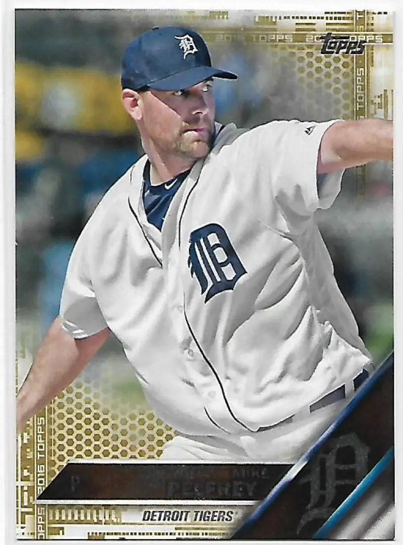 2016 Topps Gold #642 Mike Pelfrey NM-MT 1484/2016 Tigers ID:3284