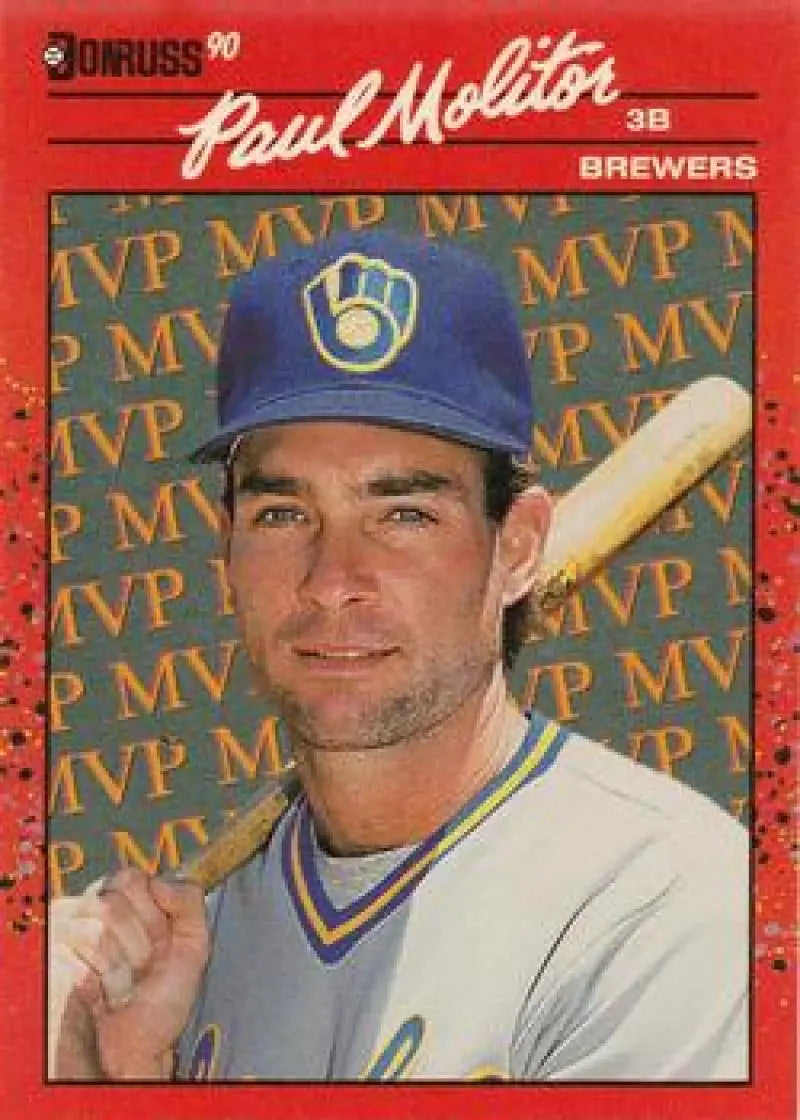 1990 Donruss Bonus MVPs #BC-15 Paul Molitor NM-MT Brewers ID:5257