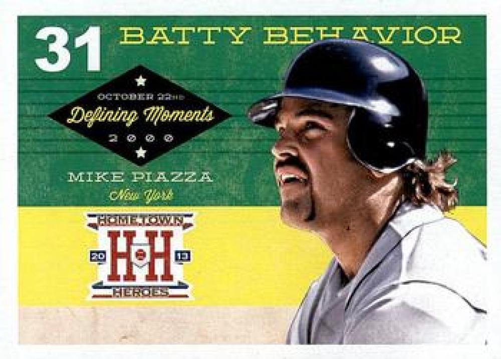 2013 Panini Hometown Heroes Defining Moments #1 Mike Piazza NM-MT Mets I ID:5948