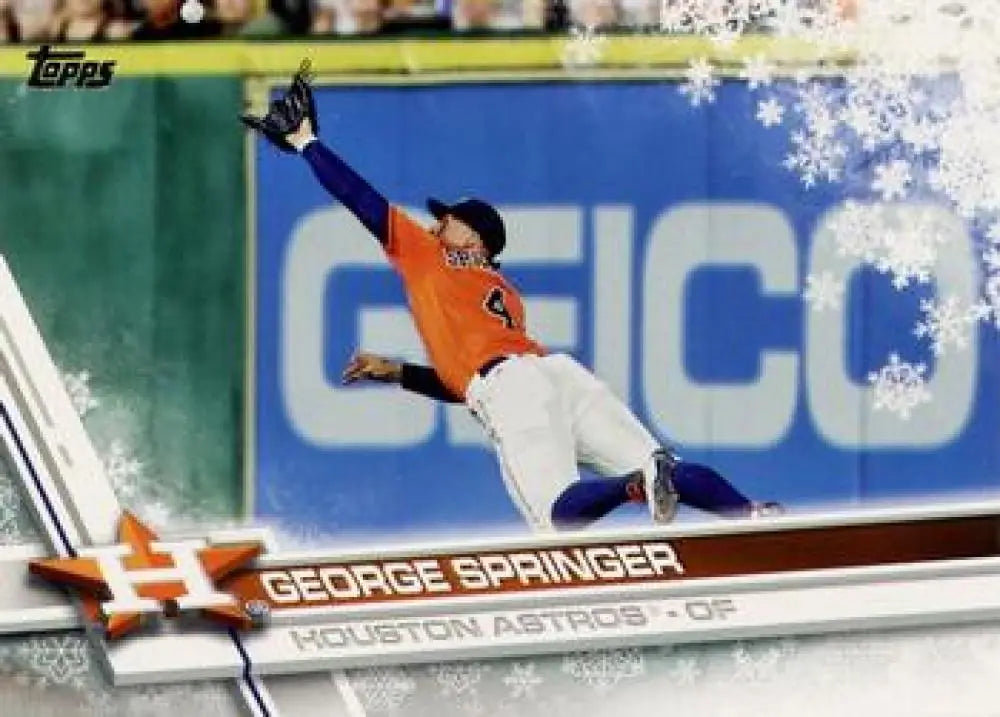 2017 Topps Holiday #HMW145 George Springer NM-MT Astros ID:6424