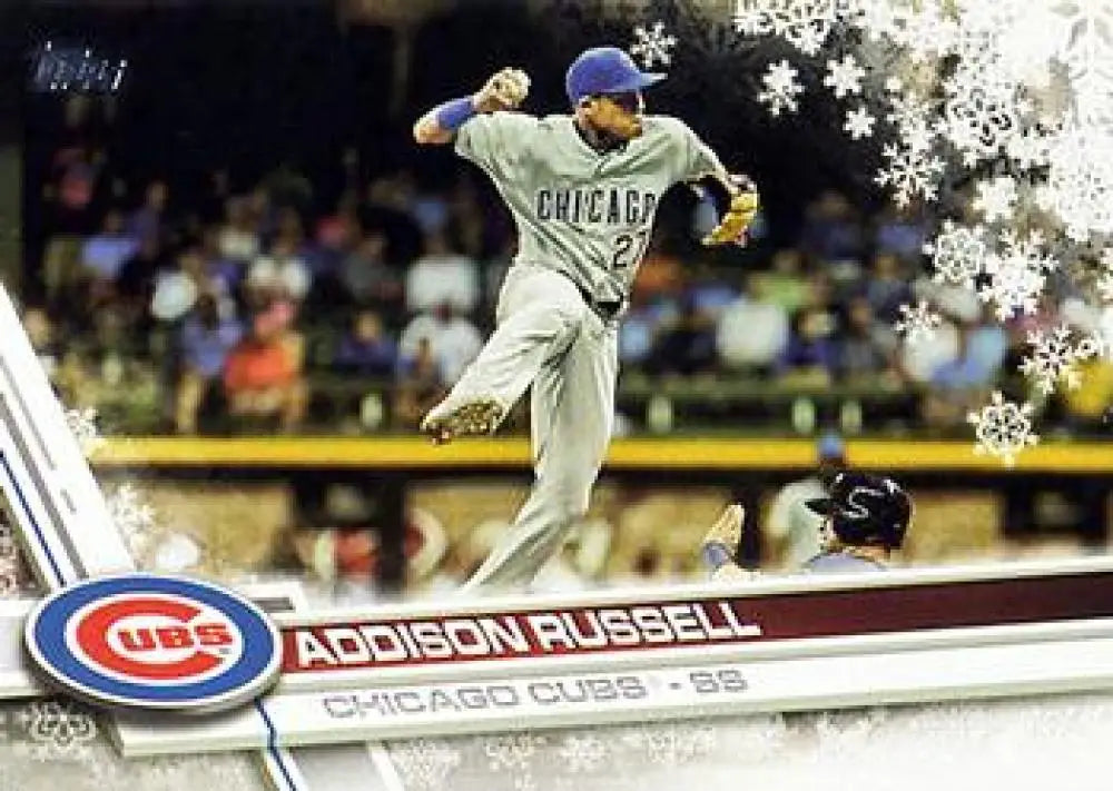 2017 Topps Holiday #HMW147 Addison Russell NM-MT Cubs ID:6426