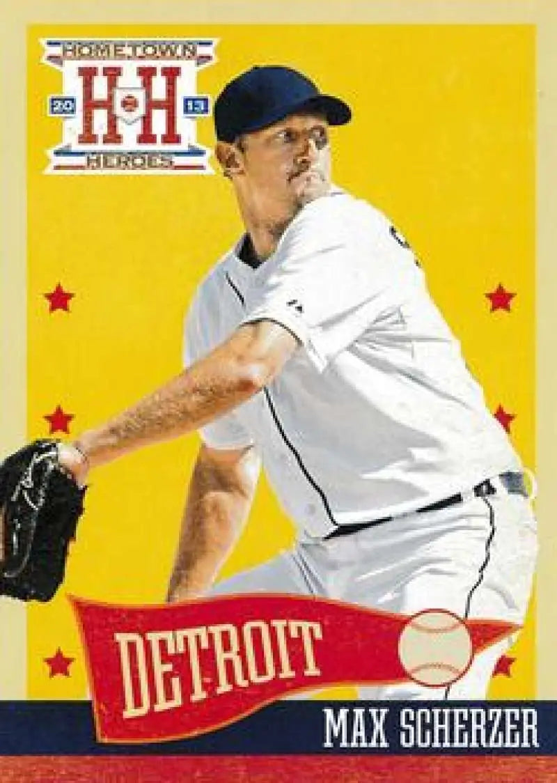 2013 Panini Hometown Heroes #102 Max Scherzer NMMT Tigers