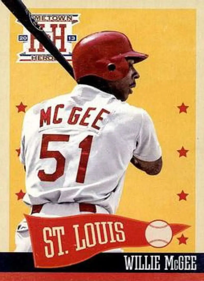 2013 Panini Hometown Heroes #252 Willie McGee NMMT Cardinals ID:6901 ID:6901