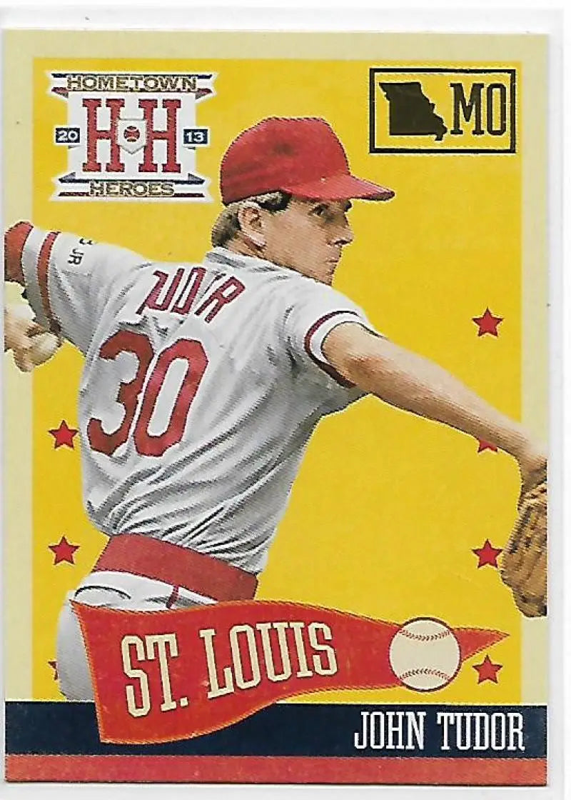 2013 Panini Hometown Heroes State Parallels #31 John Tudor NM-MT Cardina ID:5962