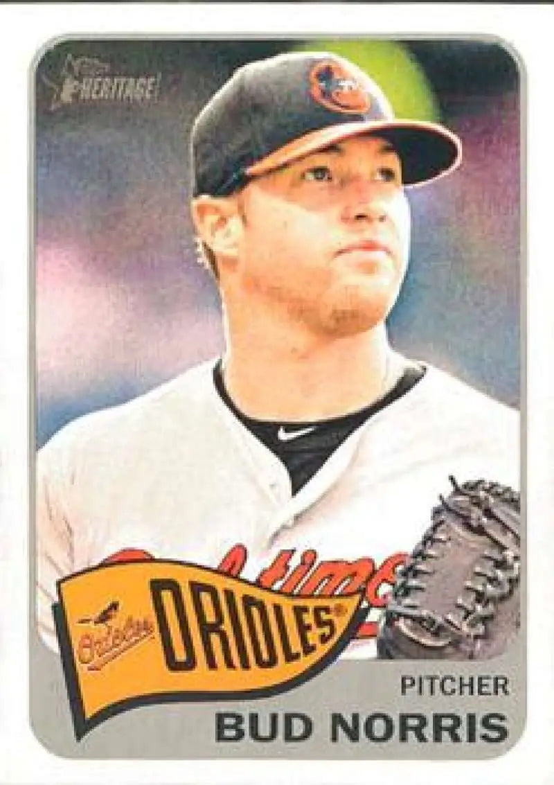 2014 Topps Heritage #417 Bud Norris NMMT Orioles ID:6939