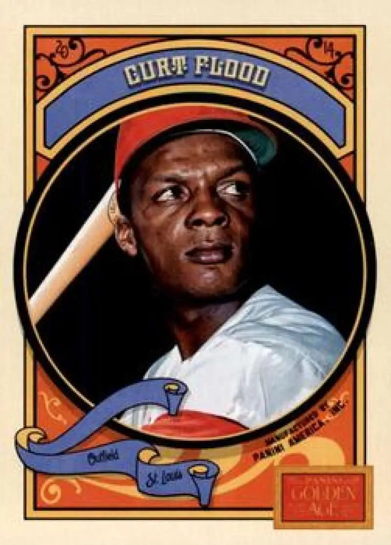 2014 Panini Golden Age #96 Curt Flood NMMT Cardinals ID:6997