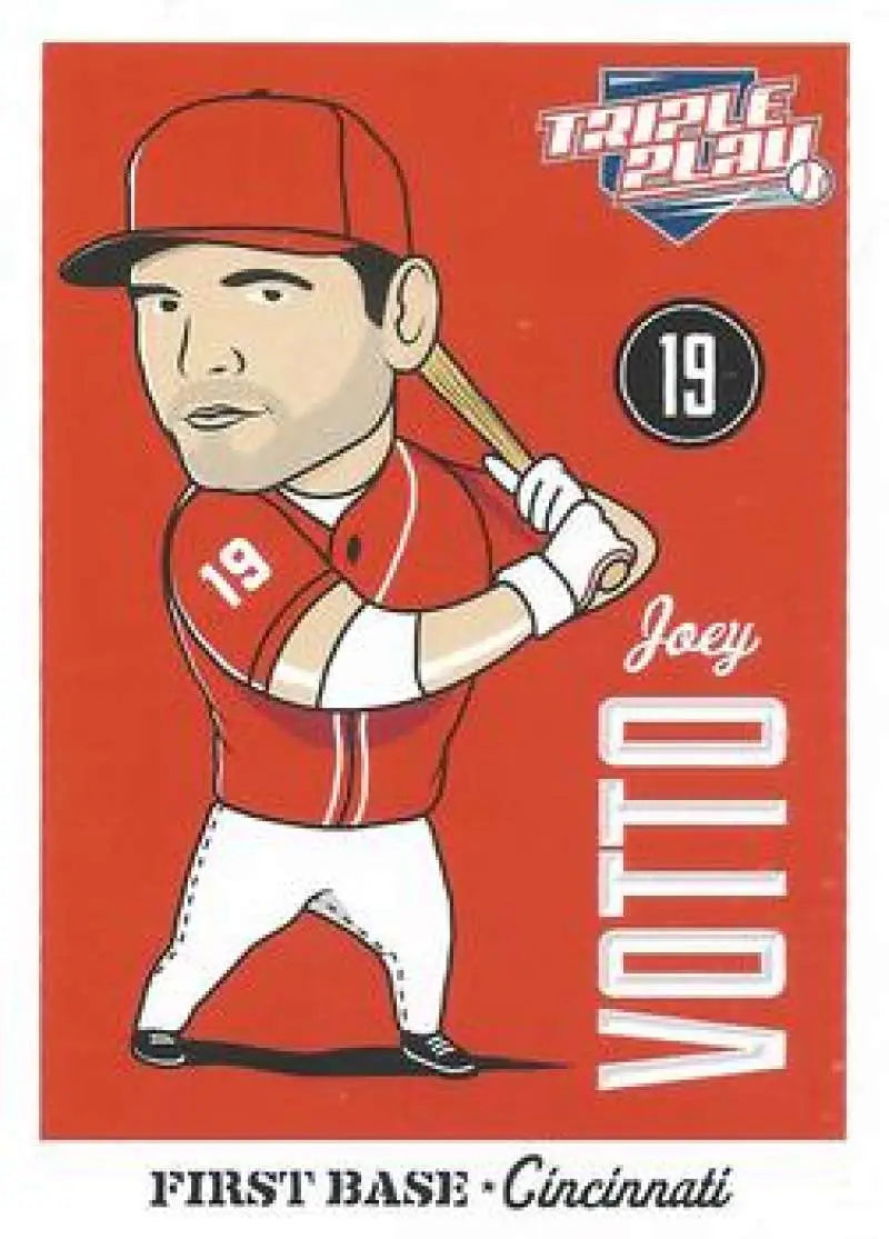 2012 Panini Triple Play #20 Joey Votto NMMT Reds