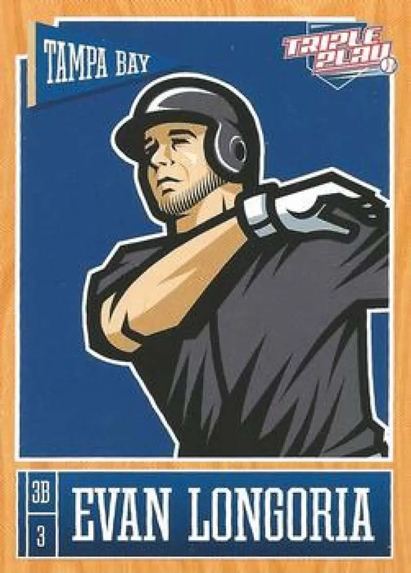 2013 Panini Triple Play #79 Evan Longoria NMMT Rays ID:7291