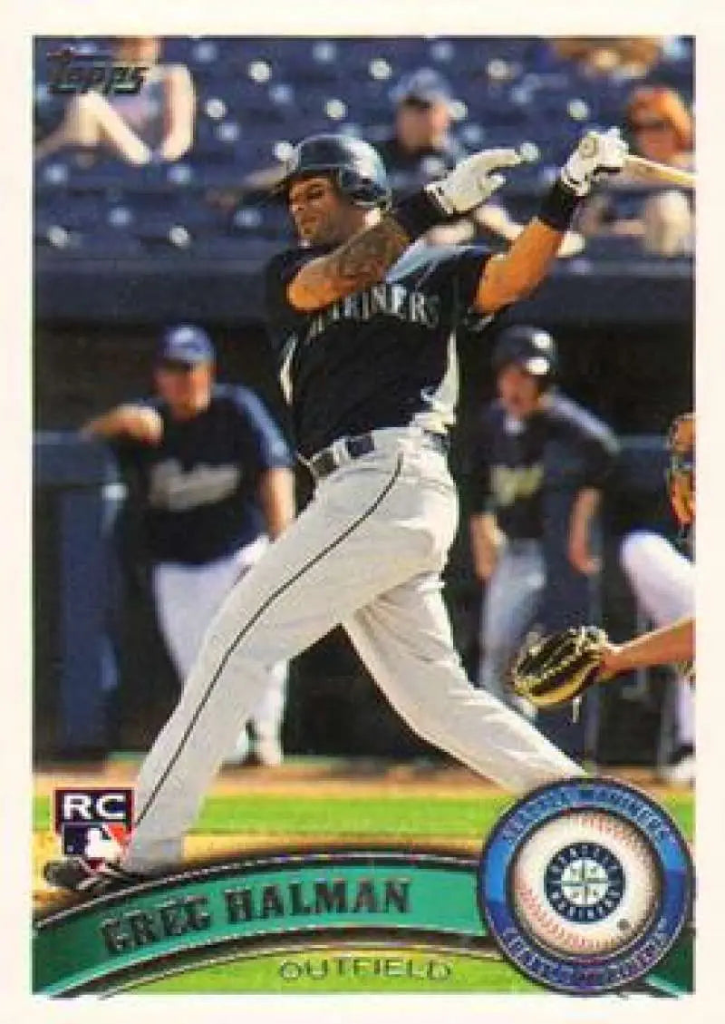 2011 Topps #83 Greg Halman NMMT RC Rookie Mariners ID:7305