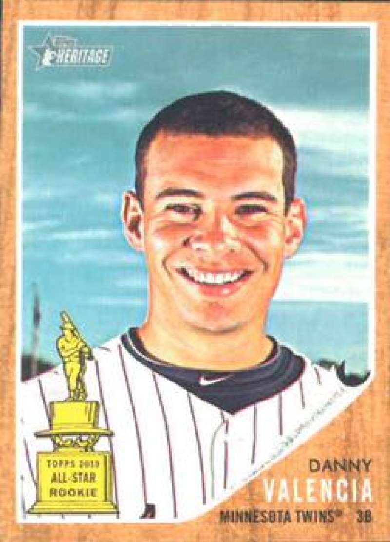 2011 Topps Heritage #283 Danny Valencia NMMT Twins