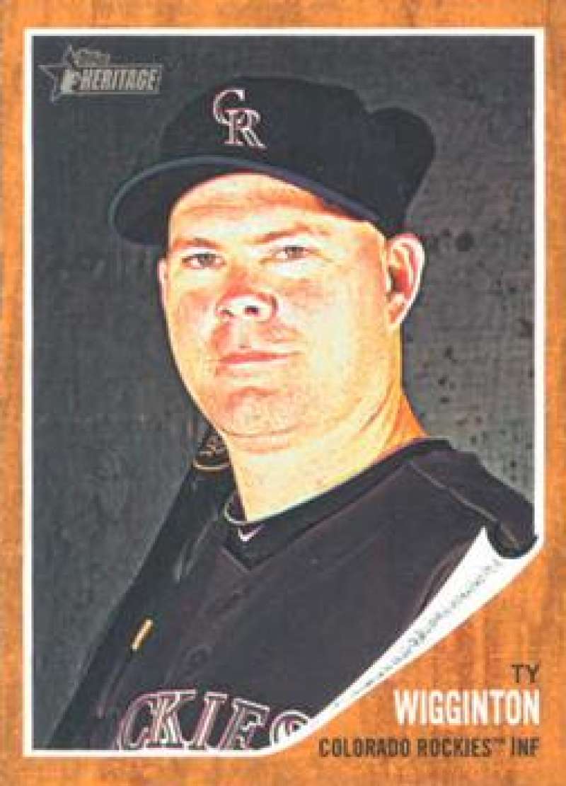2011 Topps Heritage #290 Ty Wigginton NMMT Rockies