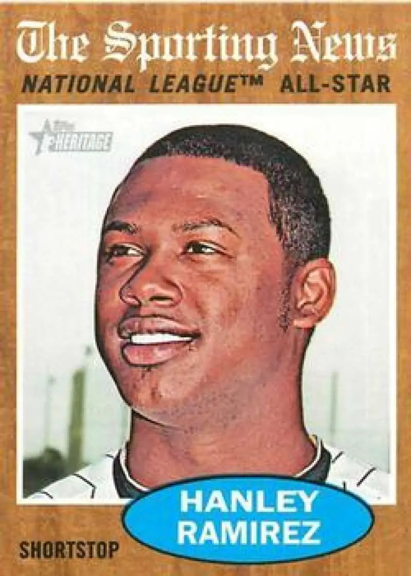 2011 Topps Heritage #393 Hanley Ramirez NMMT Marlins AS ID:7522