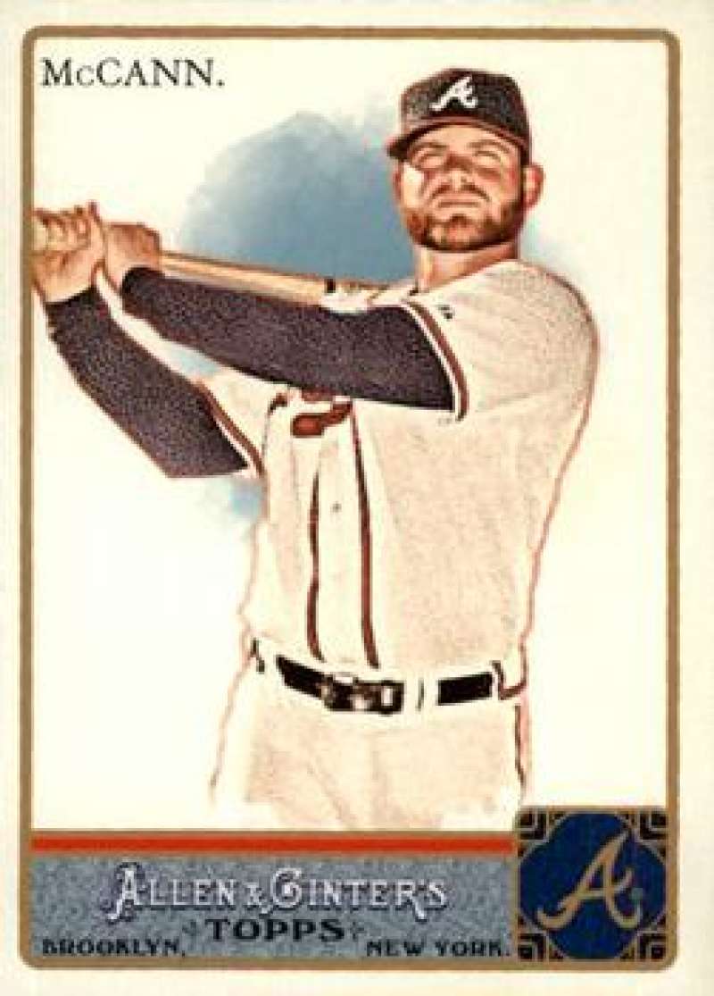 2011 Topps Allen and Ginter #245 Brian McCann NMMT Braves ID:7684