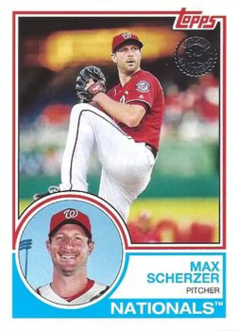 2018 Topps 1983 Topps #83-75 Max Scherzer NM-MT Nationals