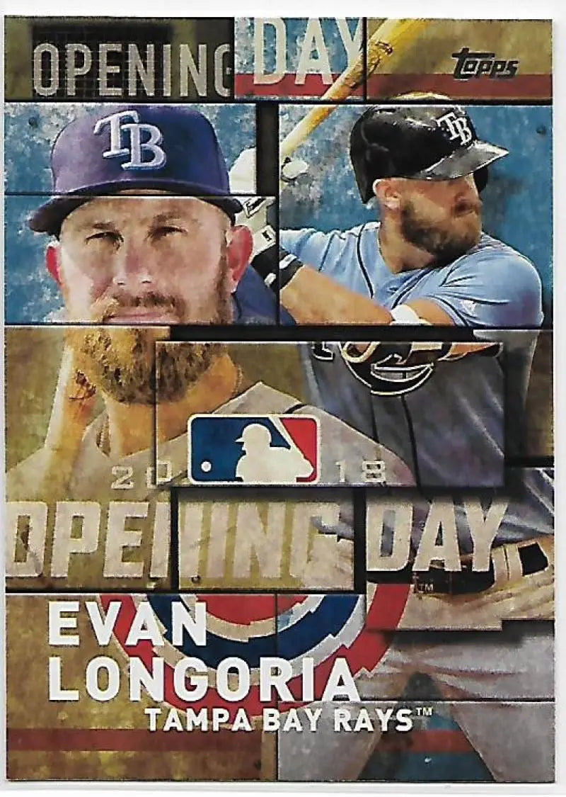 2018 Topps MLB Opening Day Blue #OD-21 Evan Longoria NMMT Rays ID:7760