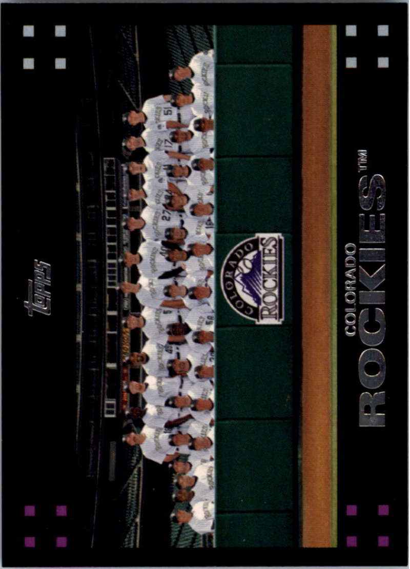 2007 Topps #601 Colorado Rockies NMMT Rockies ID:9058