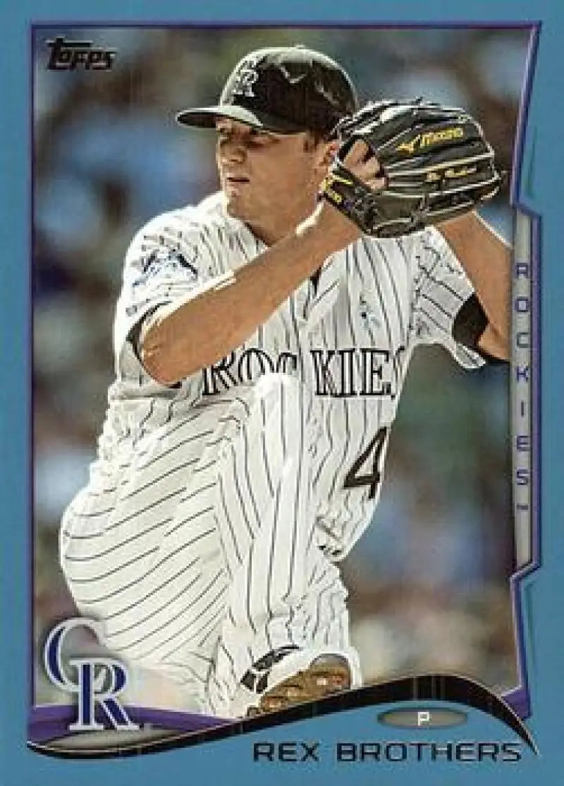 2014 Topps Blue Border #282 Rex Brothers NM-MT Rockies ID:9180