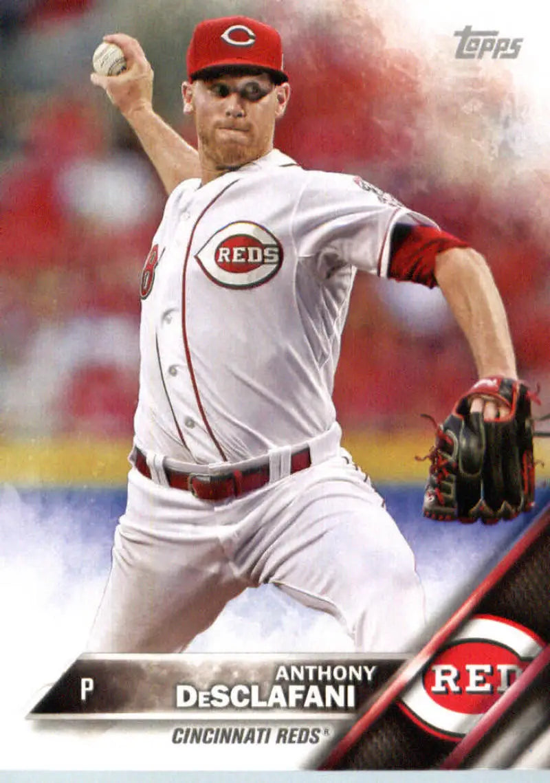 2016 Topps Team Sets Cincinnati Reds #CR-10 Anthony DeSclafani NM-MT Red ID:9758