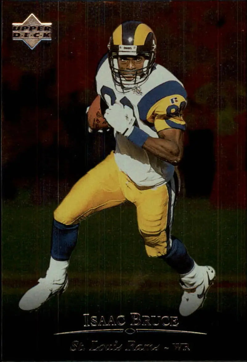 1996 Upper Deck Silver #178 Isaac Bruce NM-MT Rams ID:9932