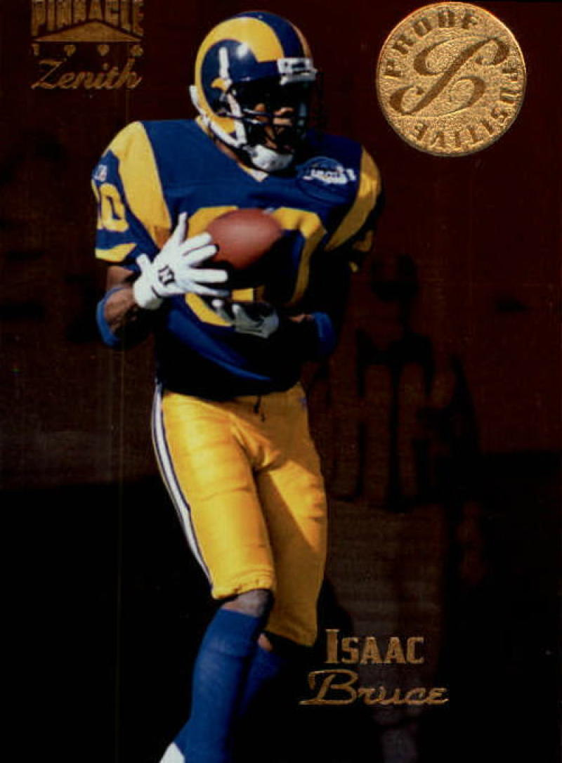 1996 Pinnacle Zenith #Z-136 Isaac Bruce NM-MT Rams ID:9933