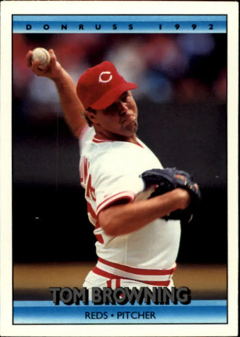 1992 Donruss #136 Tom Browning NM-MT Reds ID:10379
