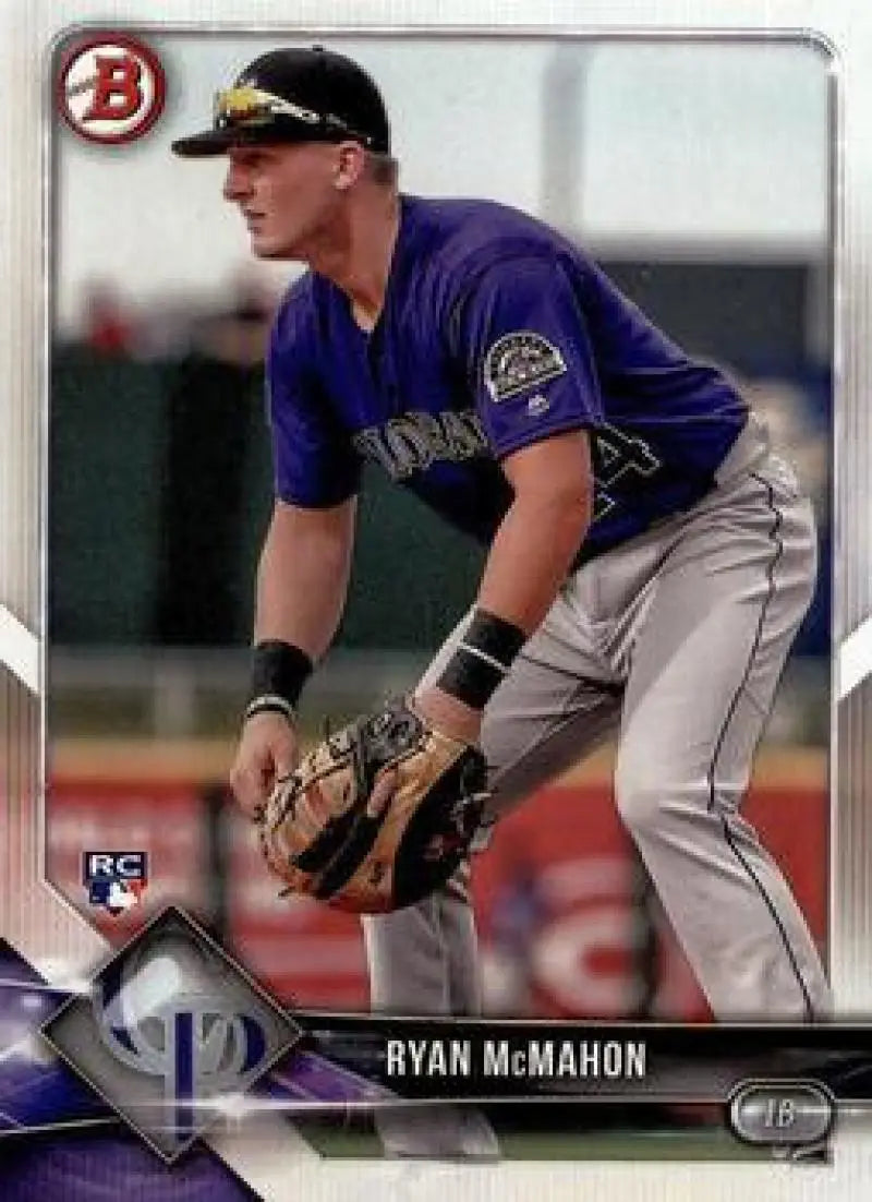 2018 Bowman #99 Ryan McMahon NM-MT RC Rookie Rockies ID:10951