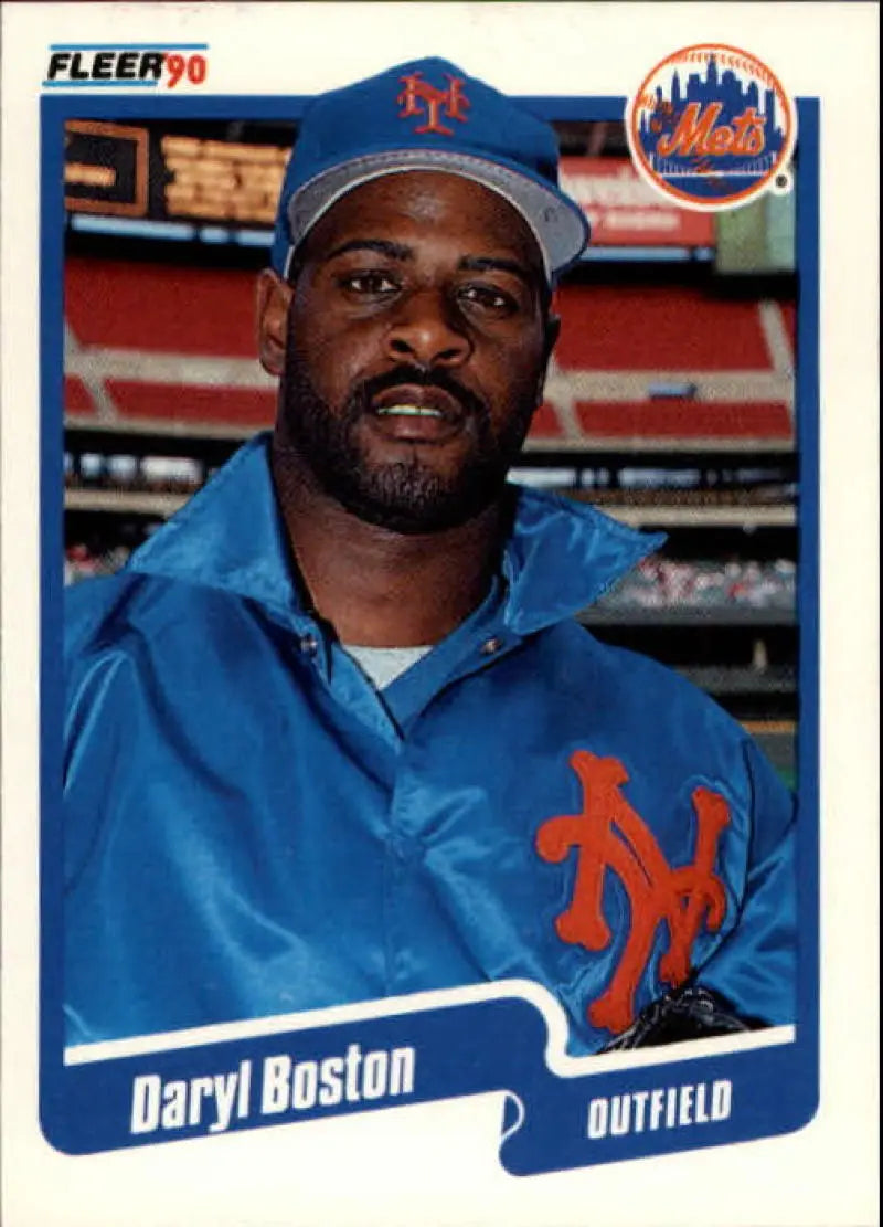 1990 Fleer Update #U-33 Daryl Boston NM-MT Mets ID:12478
