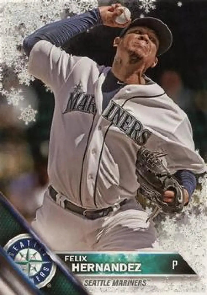 2016 Topps Holiday Metallic Snowflake #HMW163 Felix Hernandez NM-MT Mar ID:13767