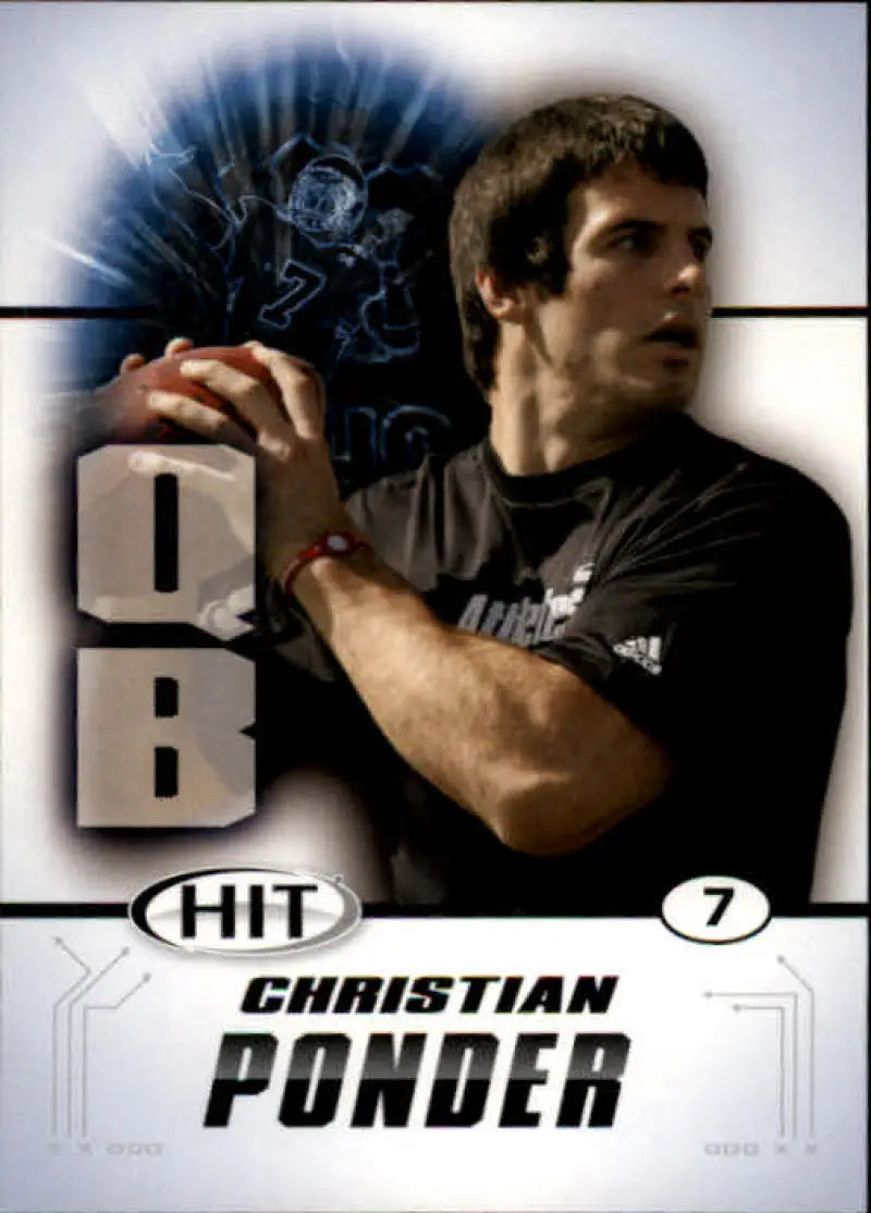 2011 SAGE Hit #7 Christian Ponder NM-MT ID:14204