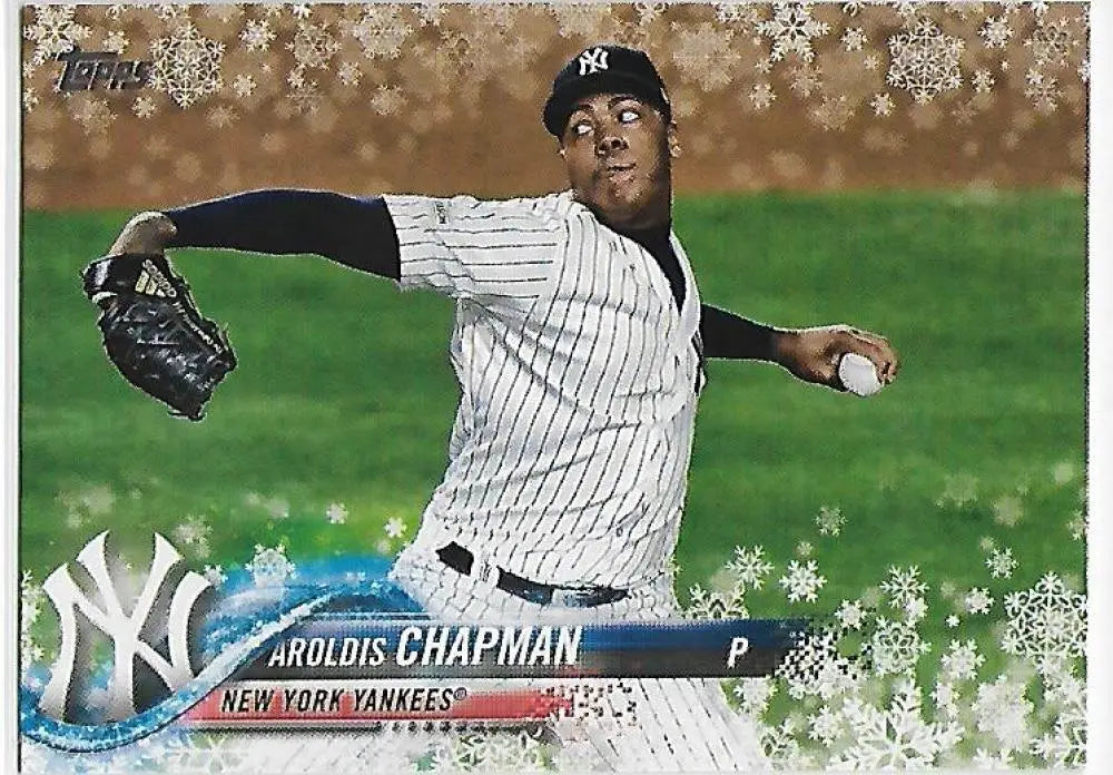 2018 Topps Holiday #HMW119 Aroldis Chapman NM-MT Yankees