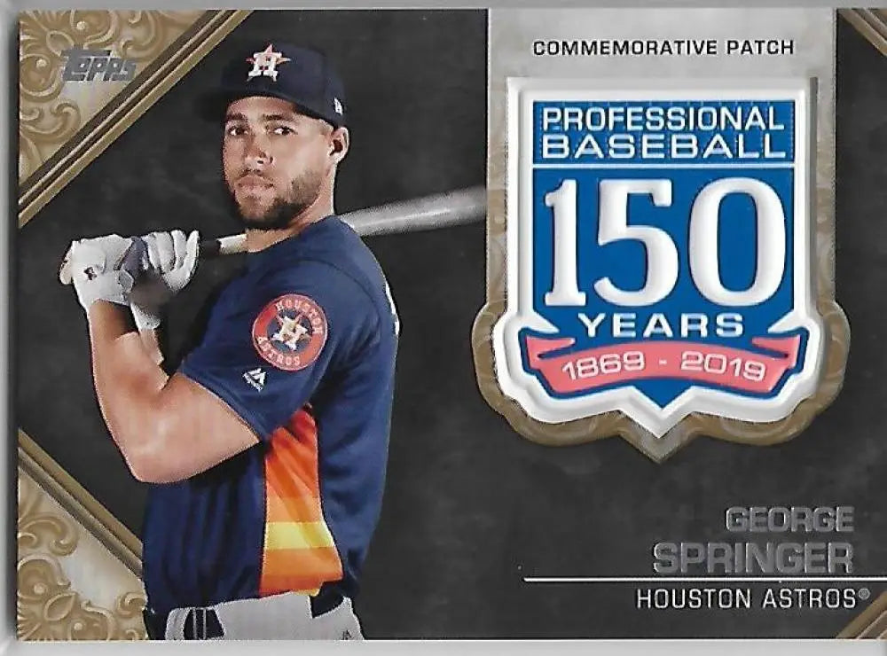 2019 Topps 150th Anniversary Commemorative Patches Gold #AMP-GSP George ID:17016