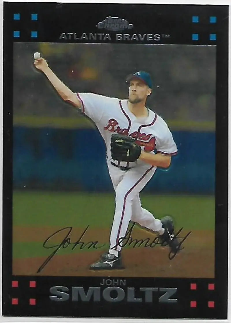 2007 Topps Chrome #30 John Smoltz NM-MT Braves