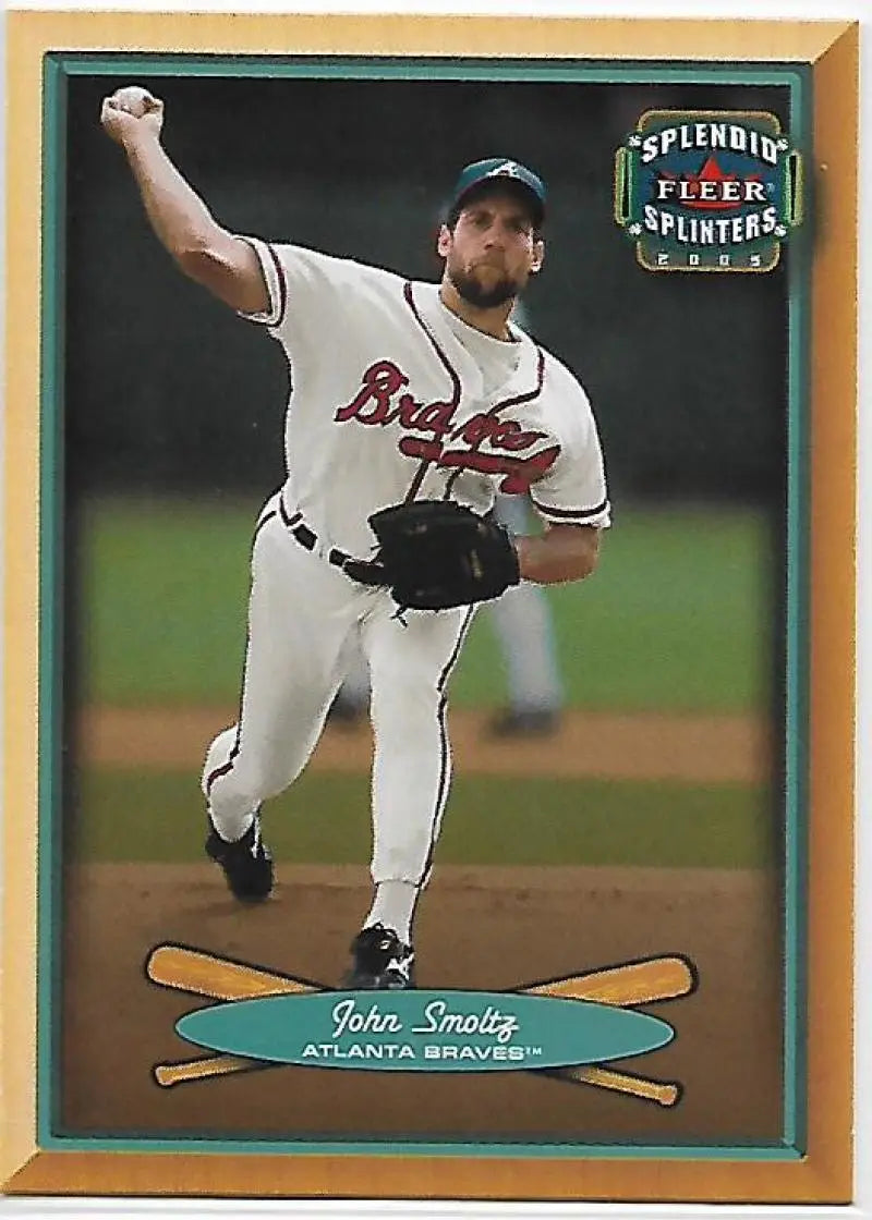 2003 Fleer Splendid Splinters #24 John Smoltz NM-MT Braves