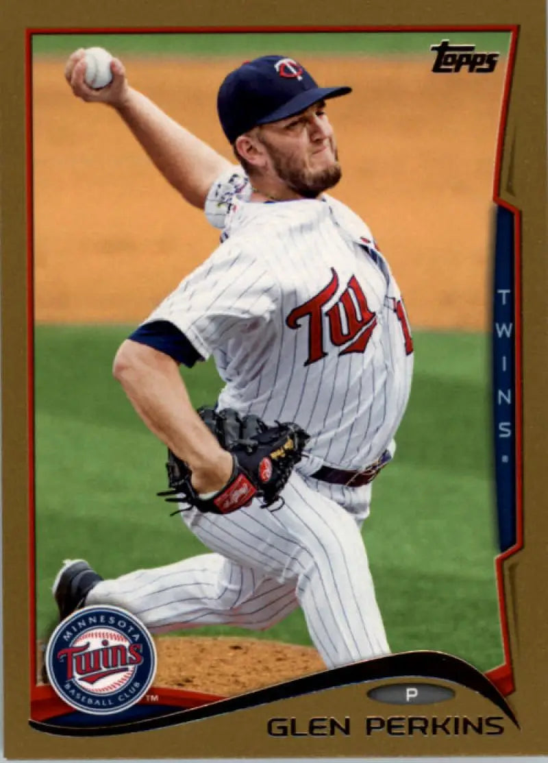 2014 Topps Gold #492 Glen Perkins NM Near Mint 1342/2014 Twins ID:18267