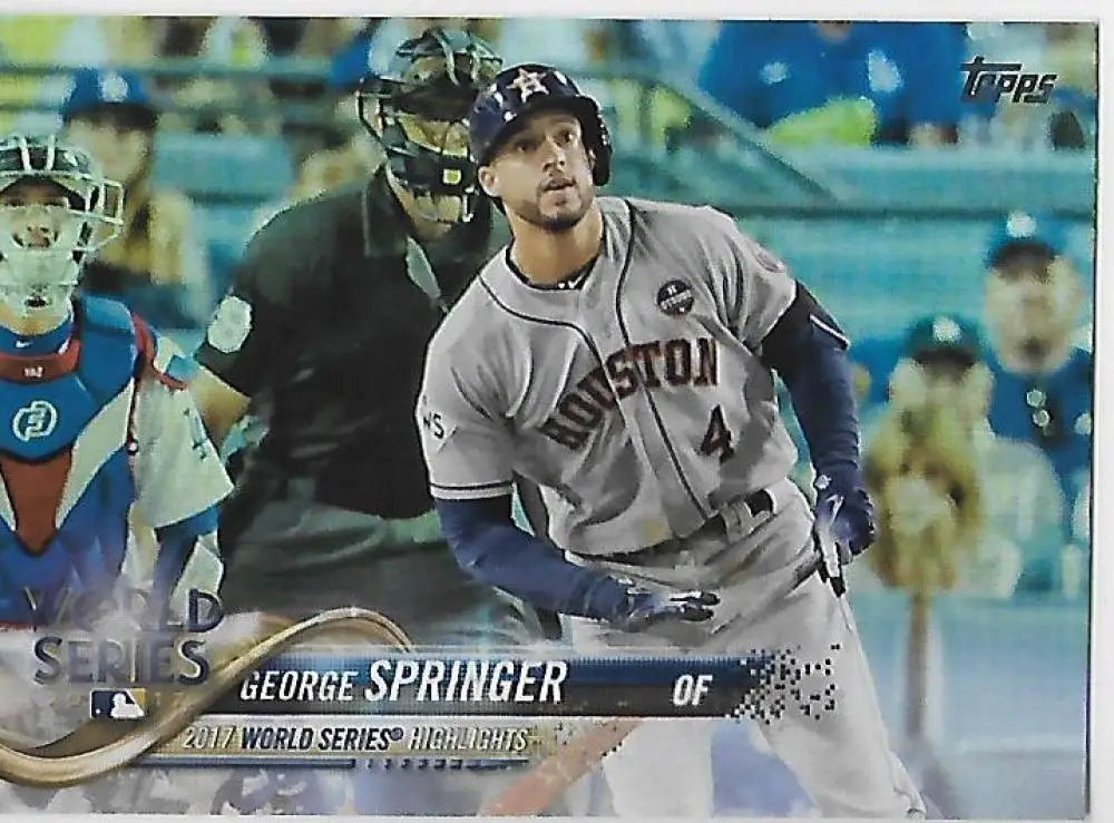 2018 Topps Rainbow Foil #154 George Springer NM-MT Astros ID:15785