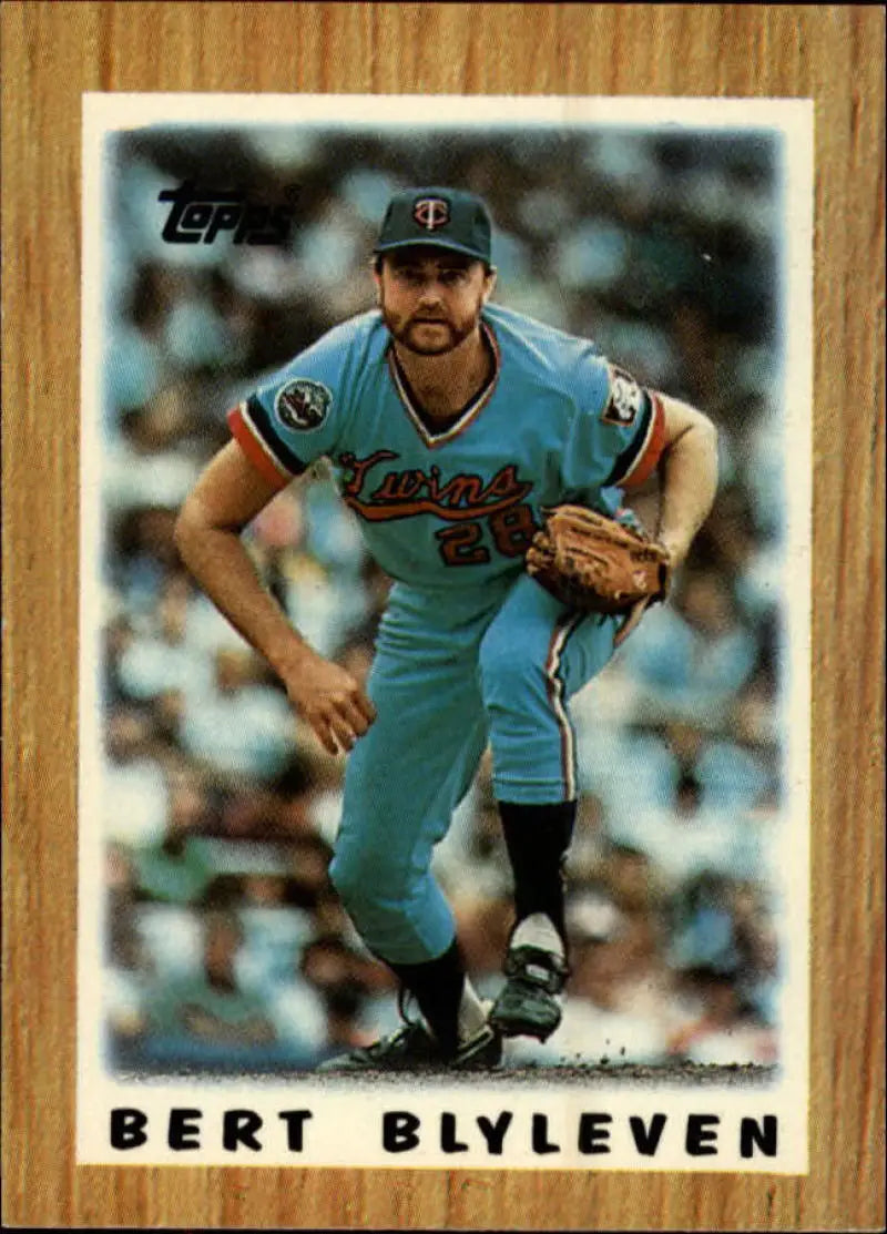 1987 Topps Mini Leaders #61 Bert Blyleven NM-MT Twins ID:20624