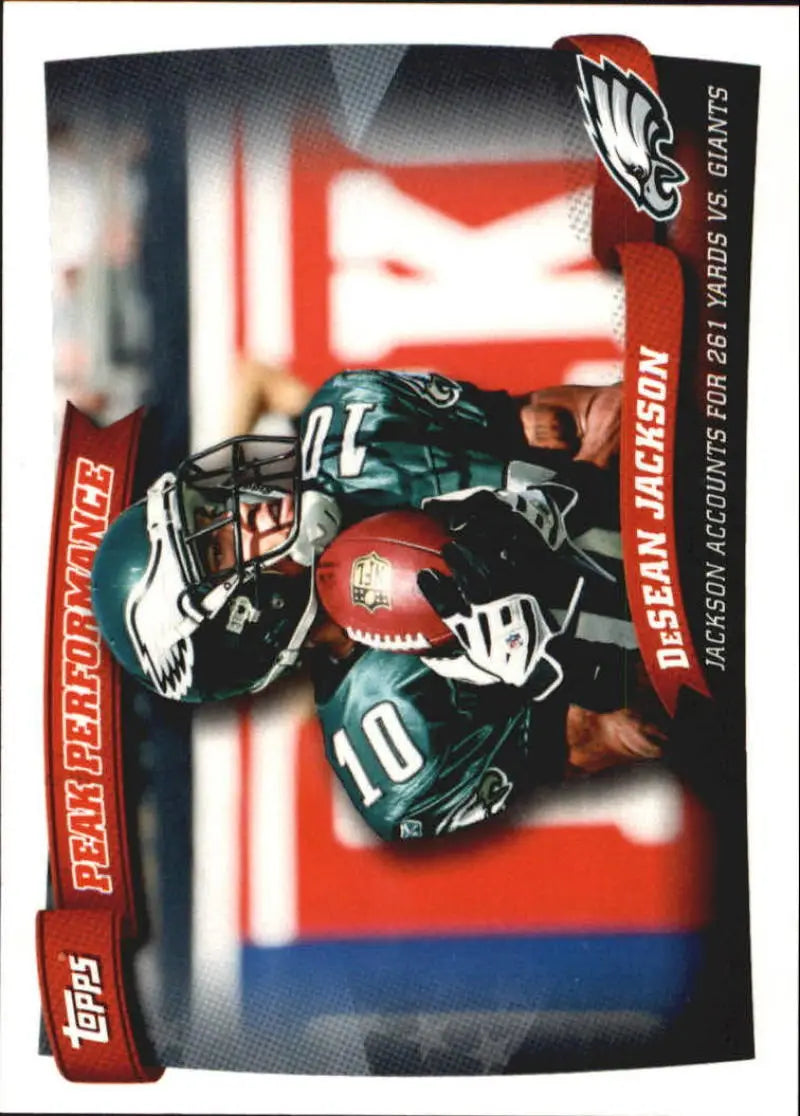 2010 Topps Peak Performance #PP20 DeSean Jackson NM-MT Eagles