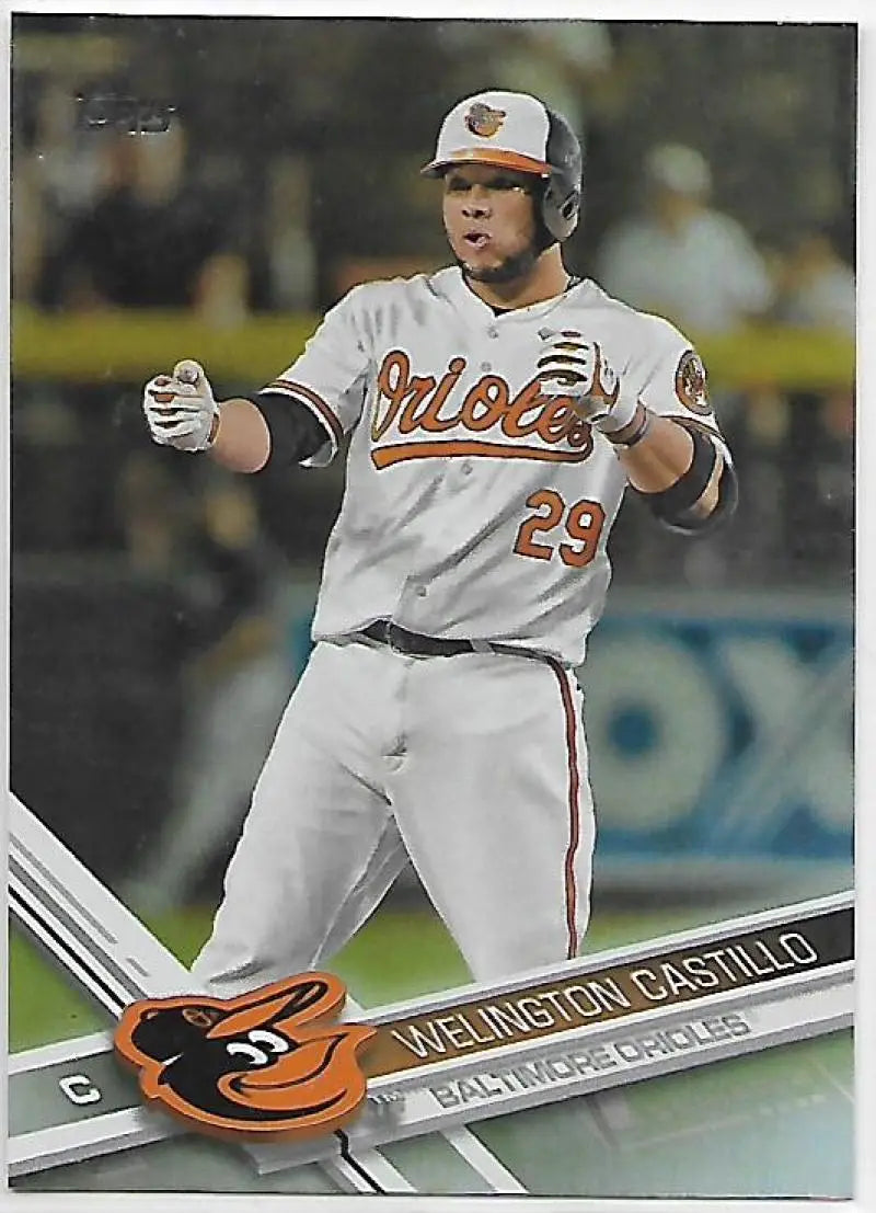 2017 Topps Rainbow Foil #384 Welington Castillo NM-MT Orioles ID:15778