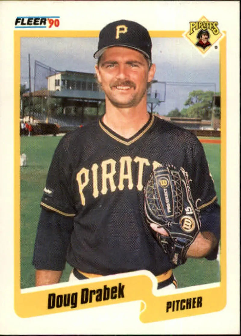 1990 Fleer #465 Doug Drabek NM-MT Pirates ID:21690