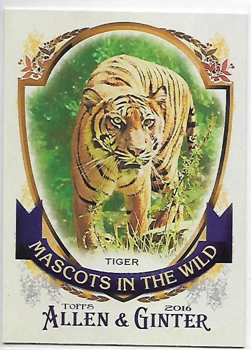2016 Allen and Ginter Mascots in the Wild #MIW-2 Tiger NM-MT ID:19345