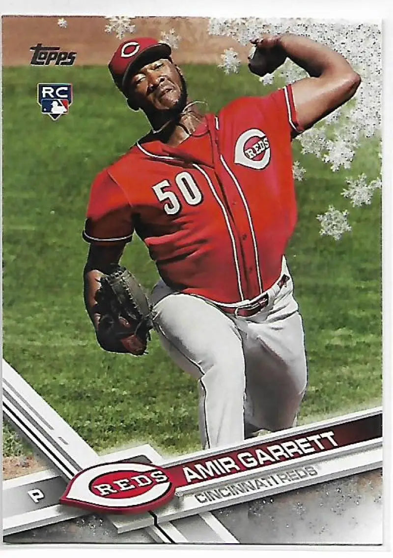 2017 Topps Holiday Metallic Snowflake #HMW96 Amir Garrett NM-MT Reds ID:6651