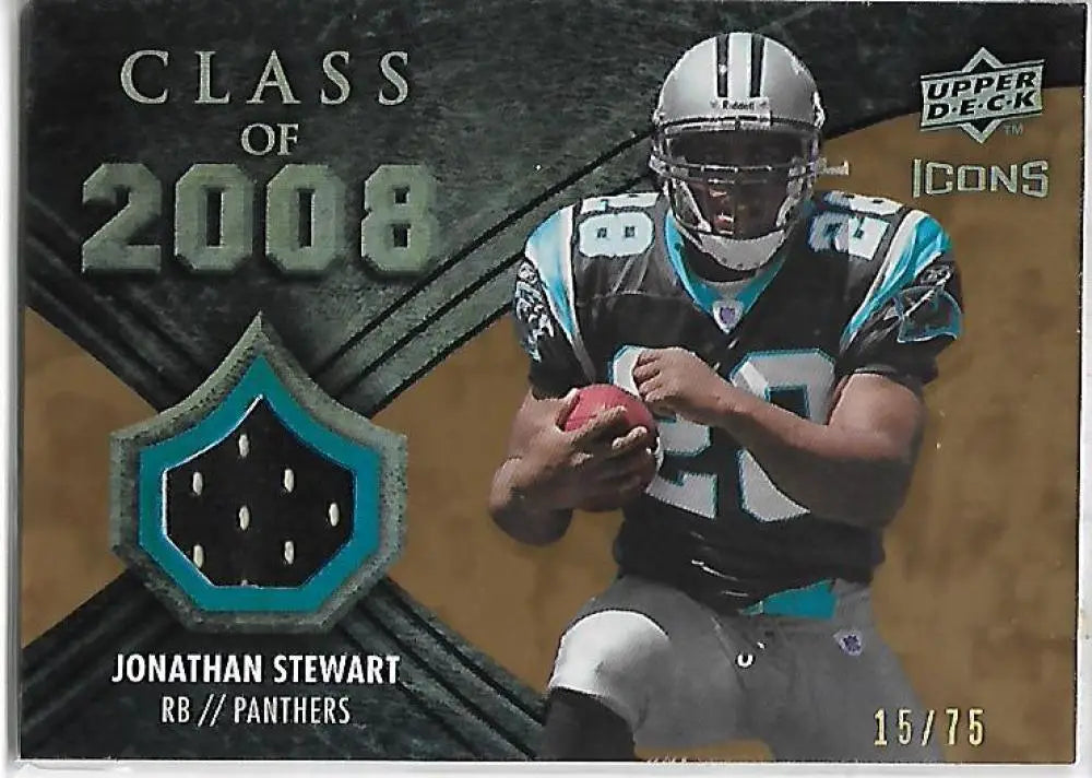 2008 Upper Deck Icons Class of 2008 Jersey Gold #CO6 Jonathan Stewart N ID:15753