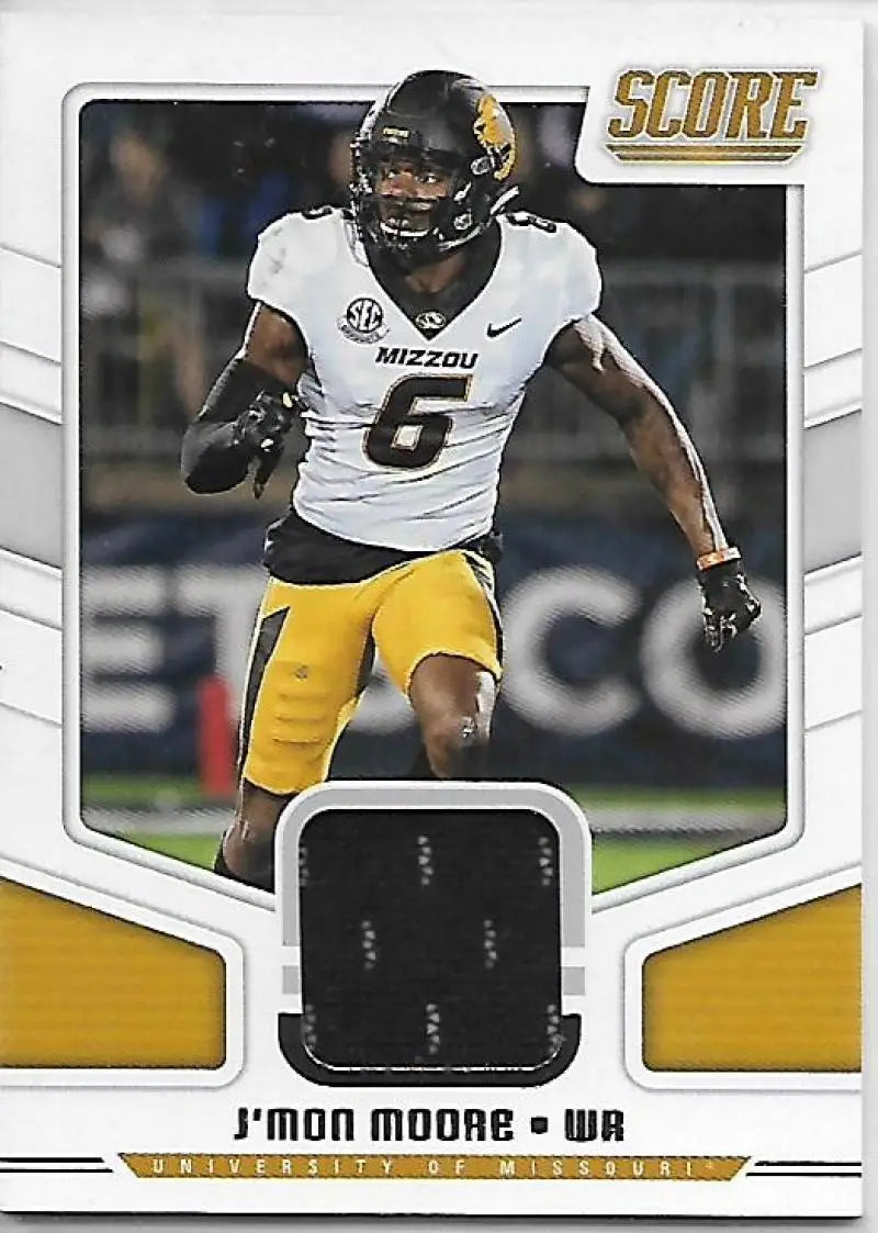 2018 Score Collegiate Jerseys #14 J’Mon Moore NM-MT MEM ID:15007